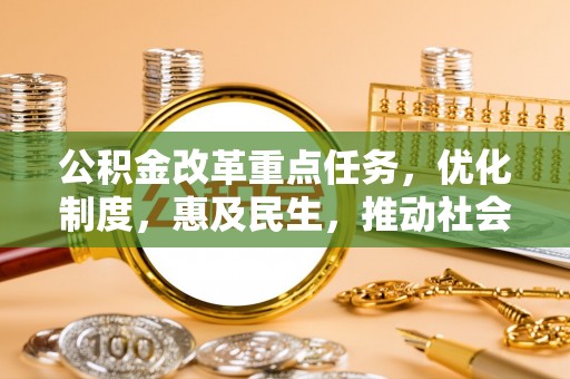 桑日公积金改革重点任务，优化制度，惠及民生，推动社会公平发展
