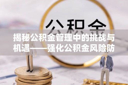 桑日揭秘公积金管理中的挑战与机遇——强化公积金风险防控的多维策略