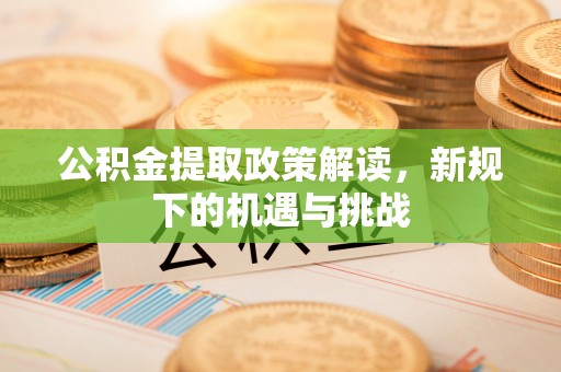 桑日公积金提取政策解读，新规下的机遇与挑战