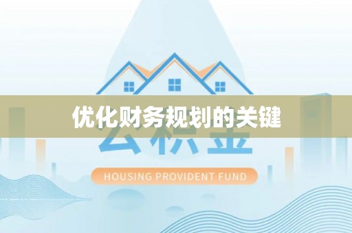 桑日优化财务规划的关键