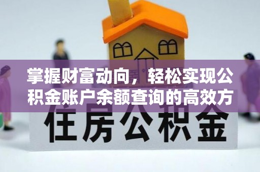 桑日掌握财富动向，轻松实现公积金账户余额查询的高效方式