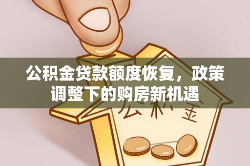 桑日公积金贷款额度恢复，政策调整下的购房新机遇