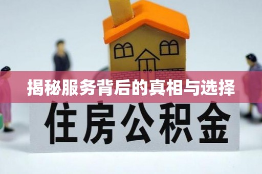 桑日揭秘服务背后的真相与选择