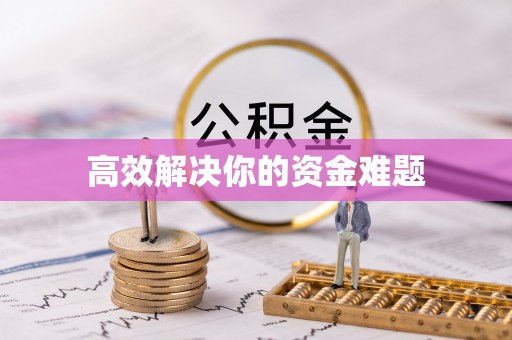 桑日高效解决你的资金难题