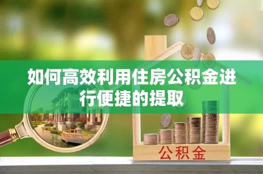 桑日如何高效利用住房公积金进行便捷的提取