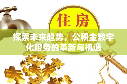 桑日探索未来趋势，公积金数字化服务的革新与机遇