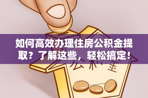 桑日如何高效办理住房公积金提取？了解这些，轻松搞定！