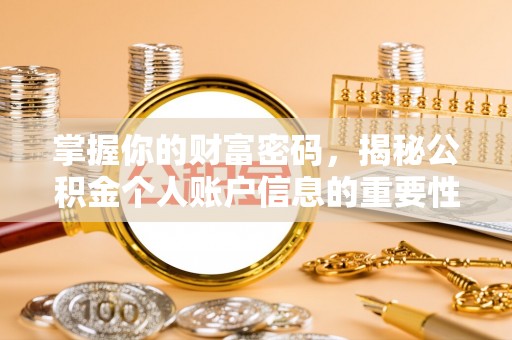 桑日掌握你的财富密码，揭秘公积金个人账户信息的重要性