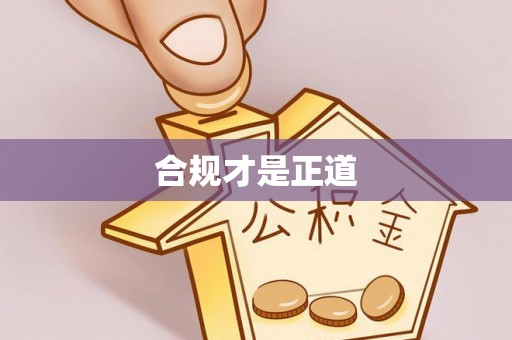 桑日合规才是正道