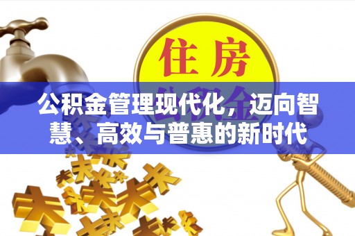 桑日公积金管理现代化，迈向智慧、高效与普惠的新时代