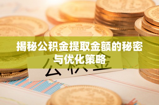 桑日揭秘公积金提取金额的秘密与优化策略